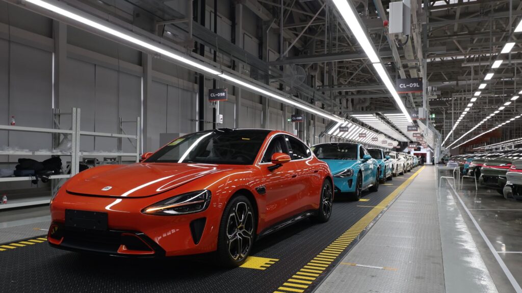 Xiaomi SU7 production // Source : Xiaomi Xiaomi SU7 production // Source : Xiaomi