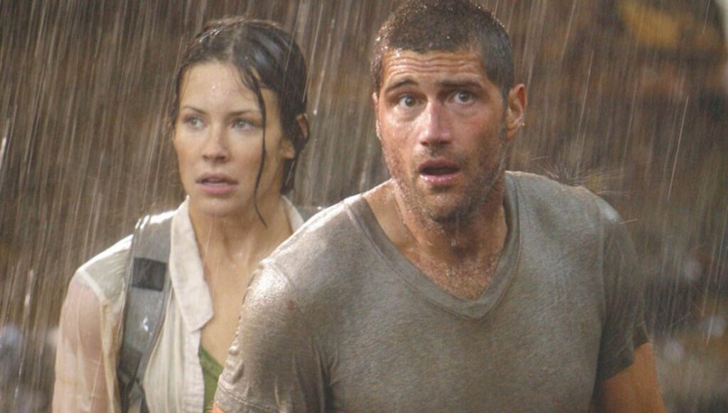 Oui, il pleut beaucoup dans Lost // Source : ABC