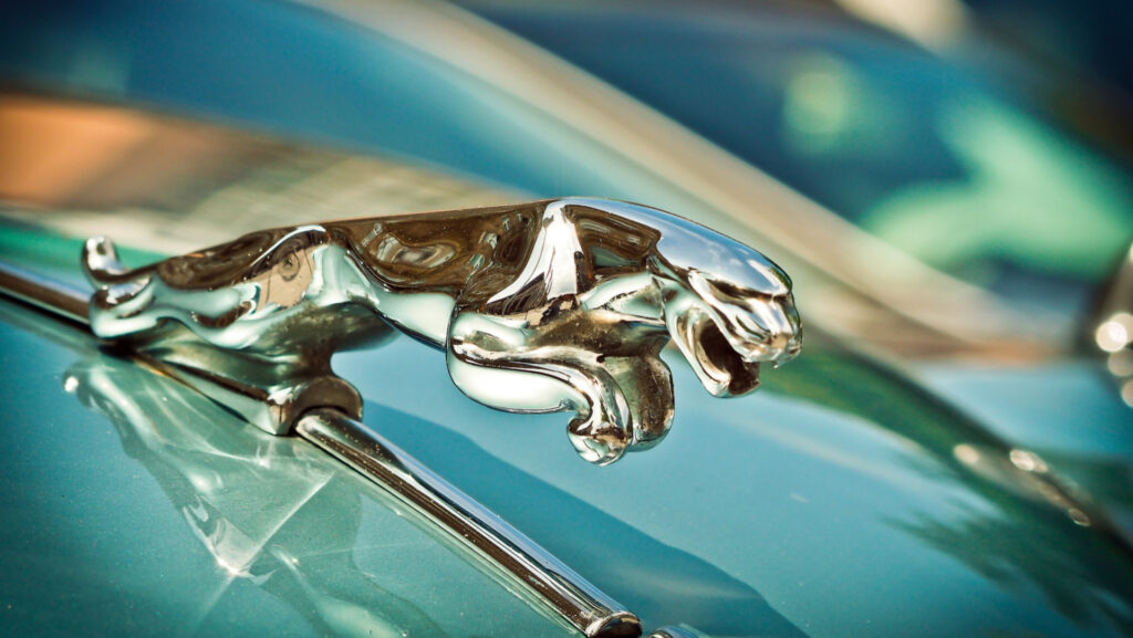 Ancien logo sur Jaguar XK // Source : Pixabay 