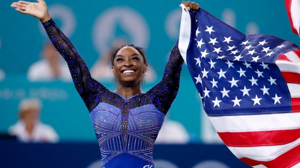 Simone Biles // Source : REUTERS/Amanda Perobelli