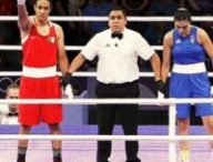 La boxe Imane Khelif est au coeur d'une polémique sur son genre. // Source : France TV
