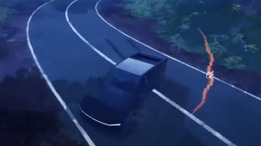 Le Cybertruck dans Fortnite // Source : Capture YouTube