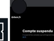 Le compte DAZN suspendu sur Twitter. // Source : Numerama