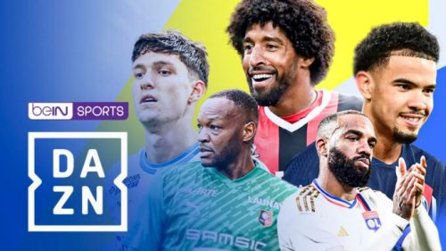 DAZN et beIN Sports diffusent la Ligue 1 en France. // Source : Numerama