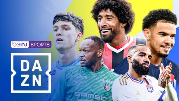 DAZN et beIN Sports diffusent la Ligue 1 en France. // Source : Numerama