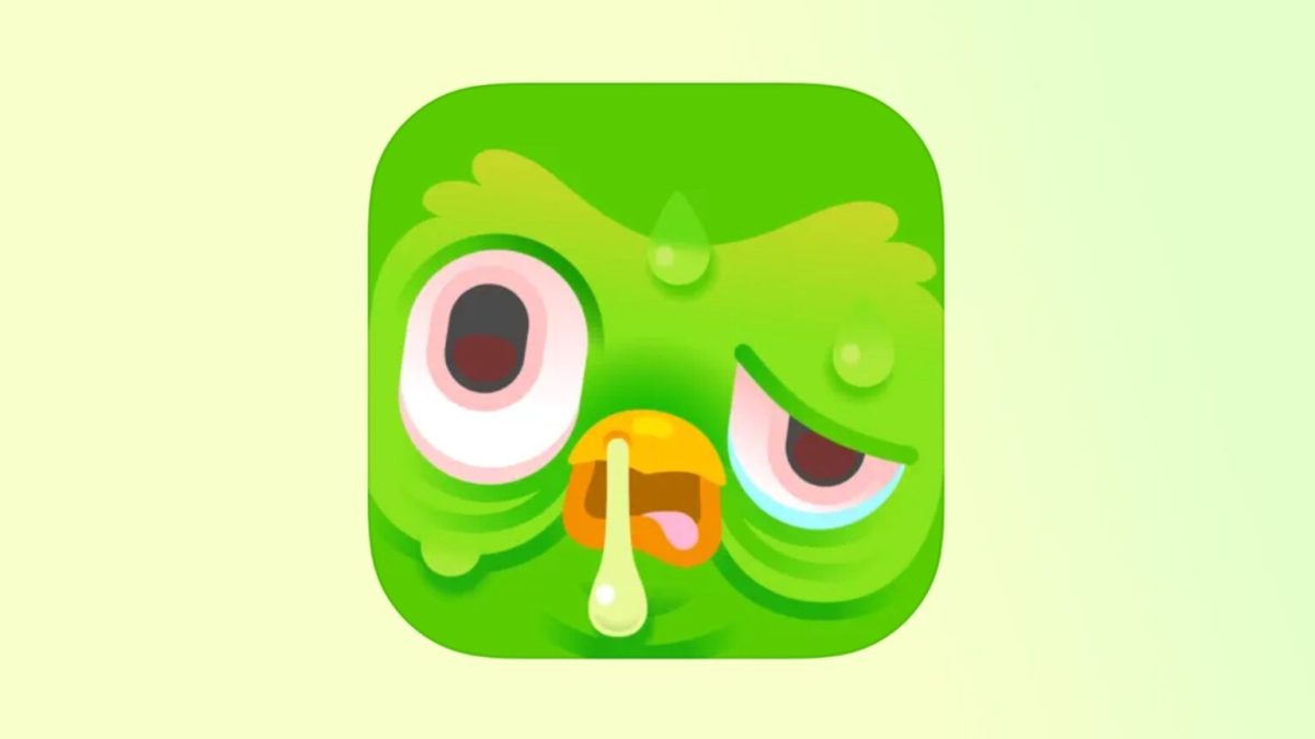 Le nouveau logo de Duolingo. // Source : Numerama