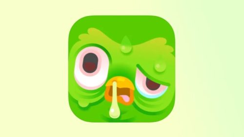 Le nouveau logo de Duolingo. // Source : Numerama