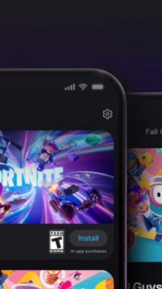 L'Epic Games Store sur iPhone et Android. // Source : Epic Games