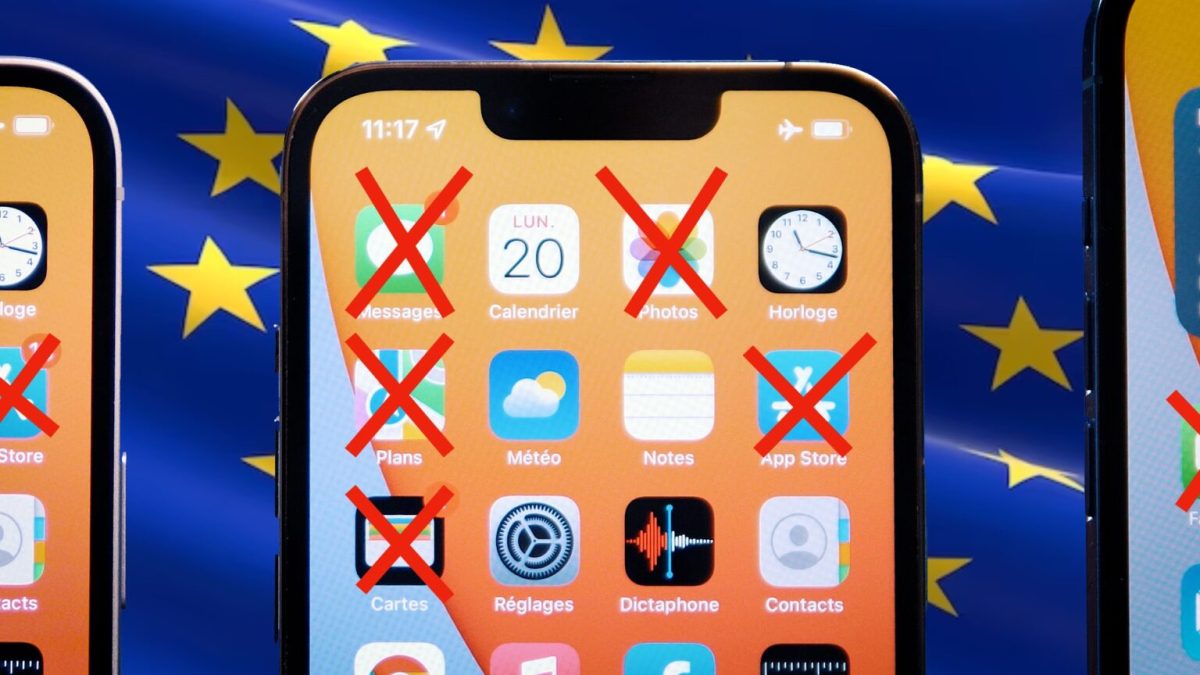 Les applications qui seront bientôt supprimables en Europe. // Source : Numerama