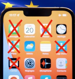 Les applications qui seront bientôt supprimables en Europe. // Source : Numerama