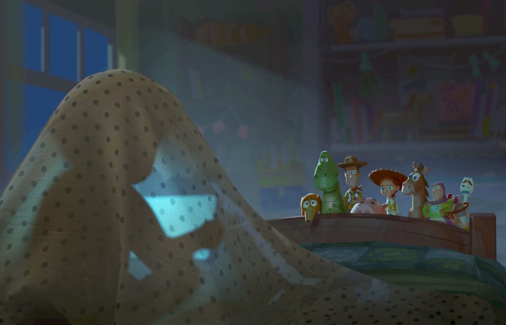 Bonnie et ses jouets dans Toy Story 5 // Source : Pixar