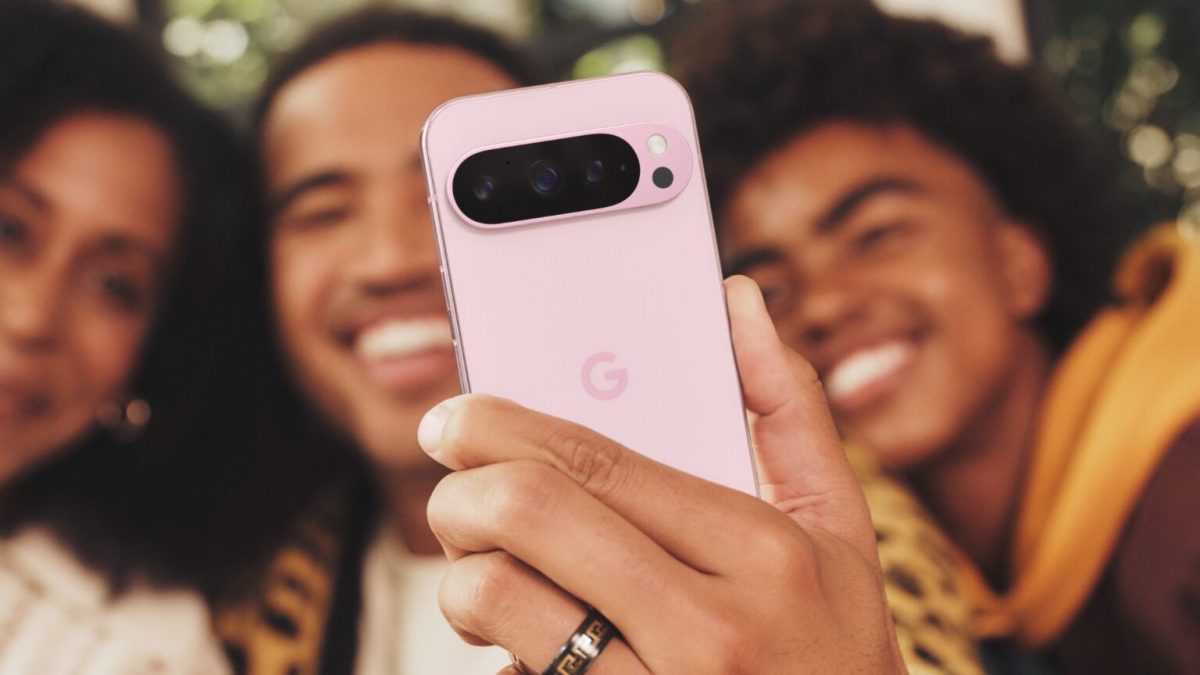 Le Pixel 9 Pro en rose. // Source : Google