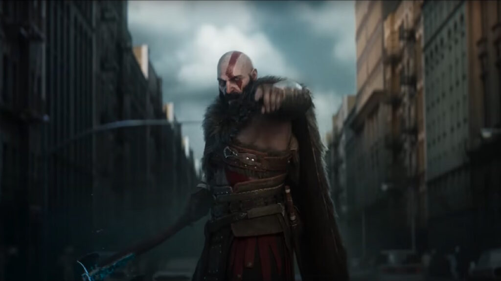 Coucou Kratos de God of War // Source : Prime Video