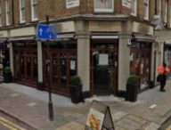 Un restaurant à Londres, depuis Google Street View.. // Source : Capture Numerama