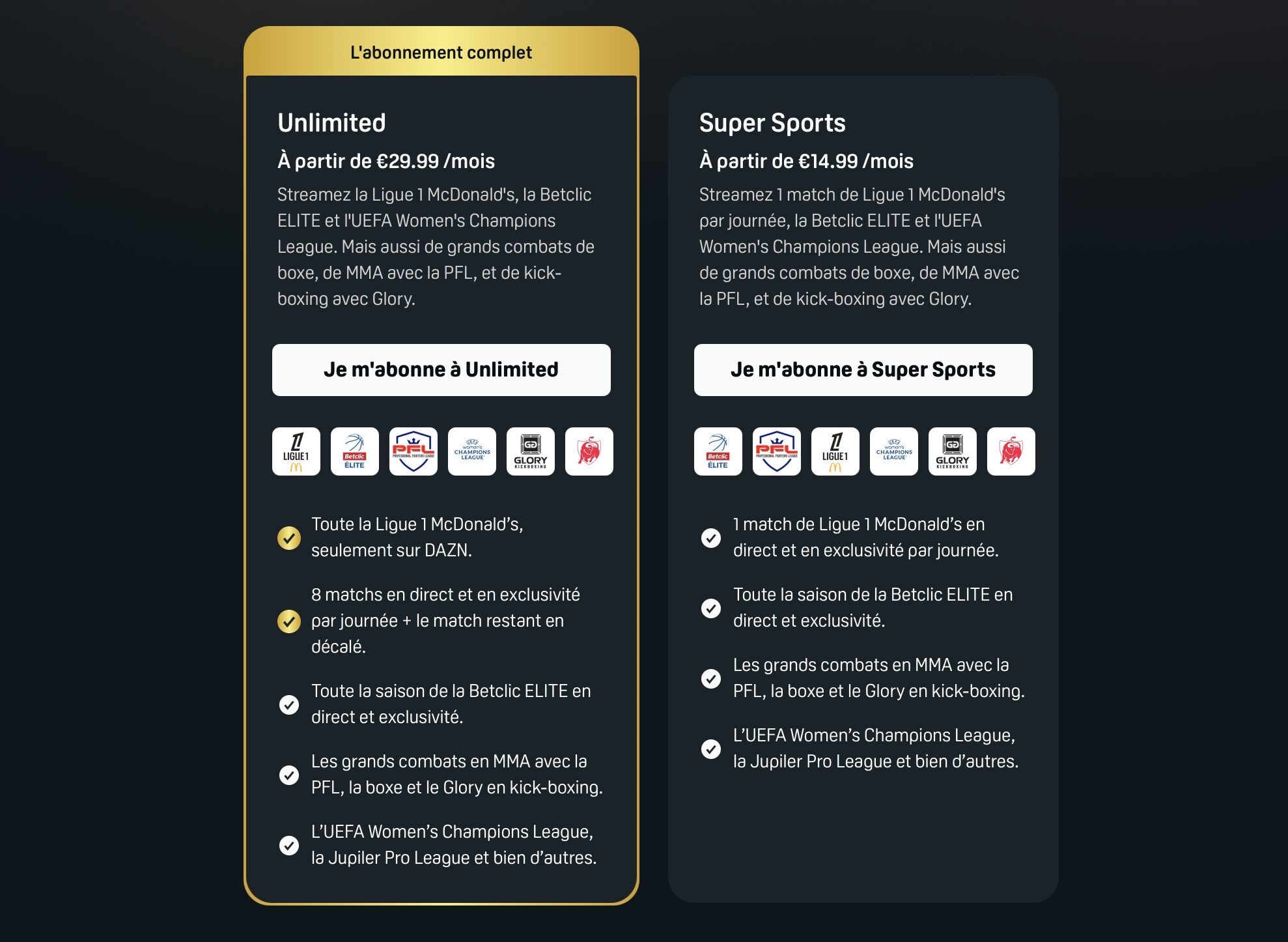 Au fait, pourquoi DAZN s