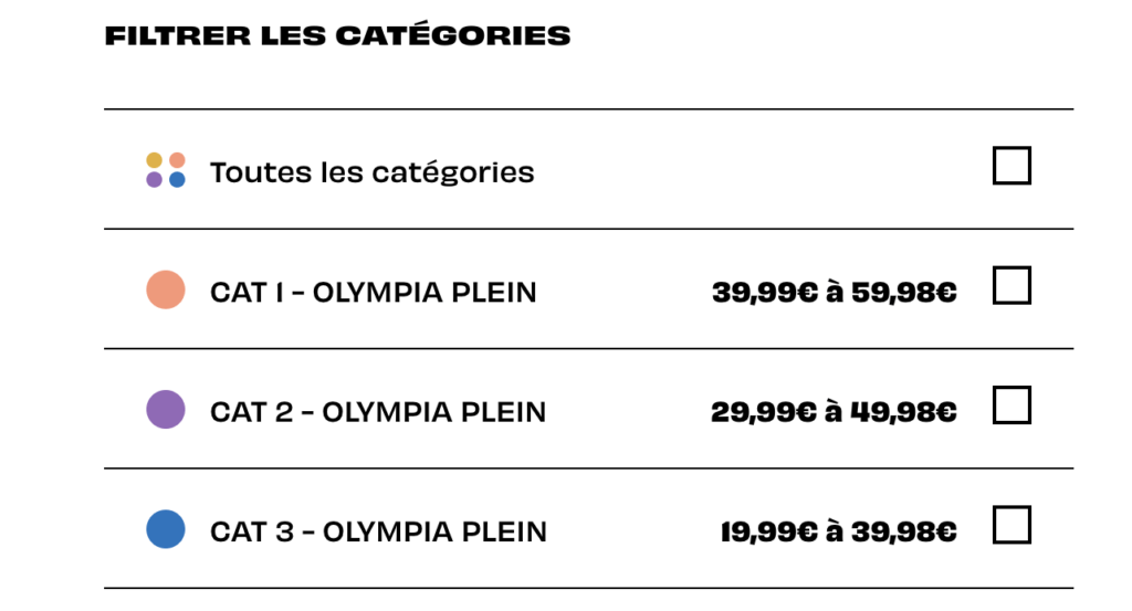 Les prix des billets pour la conférence de Xavier Niel.