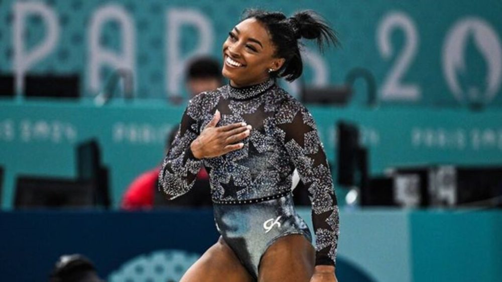 Simone Biles va-t-elle gagner de nouvelles médailles olympiques ? // Source : Chine Nouvelle / SIPA