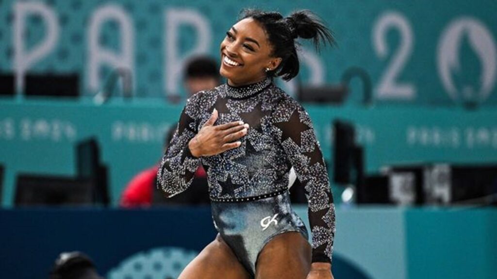 Simone Biles va-t-elle gagner de nouvelles médailles olympiques ? // Source : Chine Nouvelle / SIPA