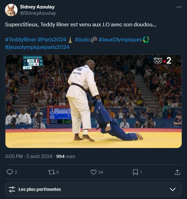 teddy riner doudou