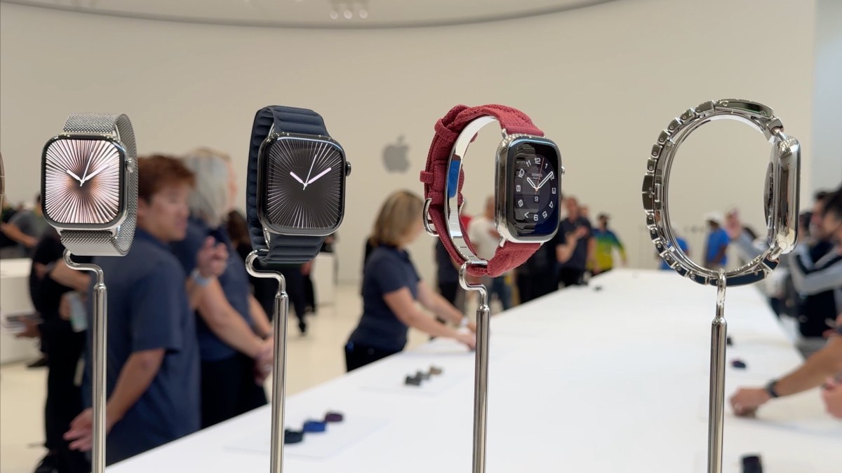 Les nouvelles Apple Watch Series 10. // Source : Numerama