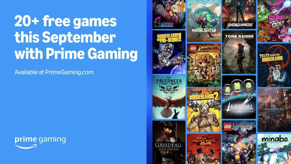 Amazon Prime Gaming en septembre 2024 // Source : Amazon