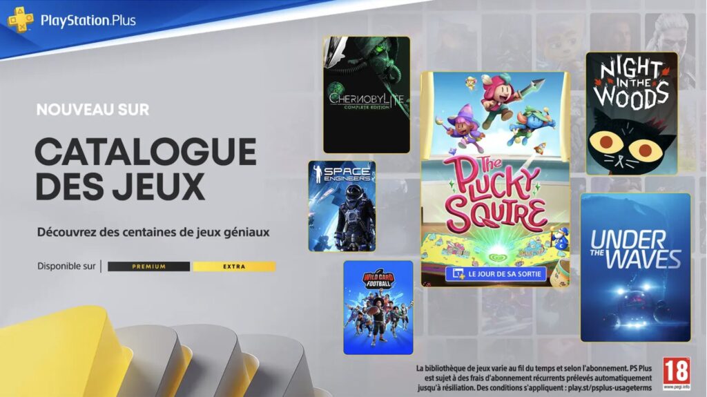 Les jeux PS Plus Extra et Premium en septembre 2024 // Source : Sony