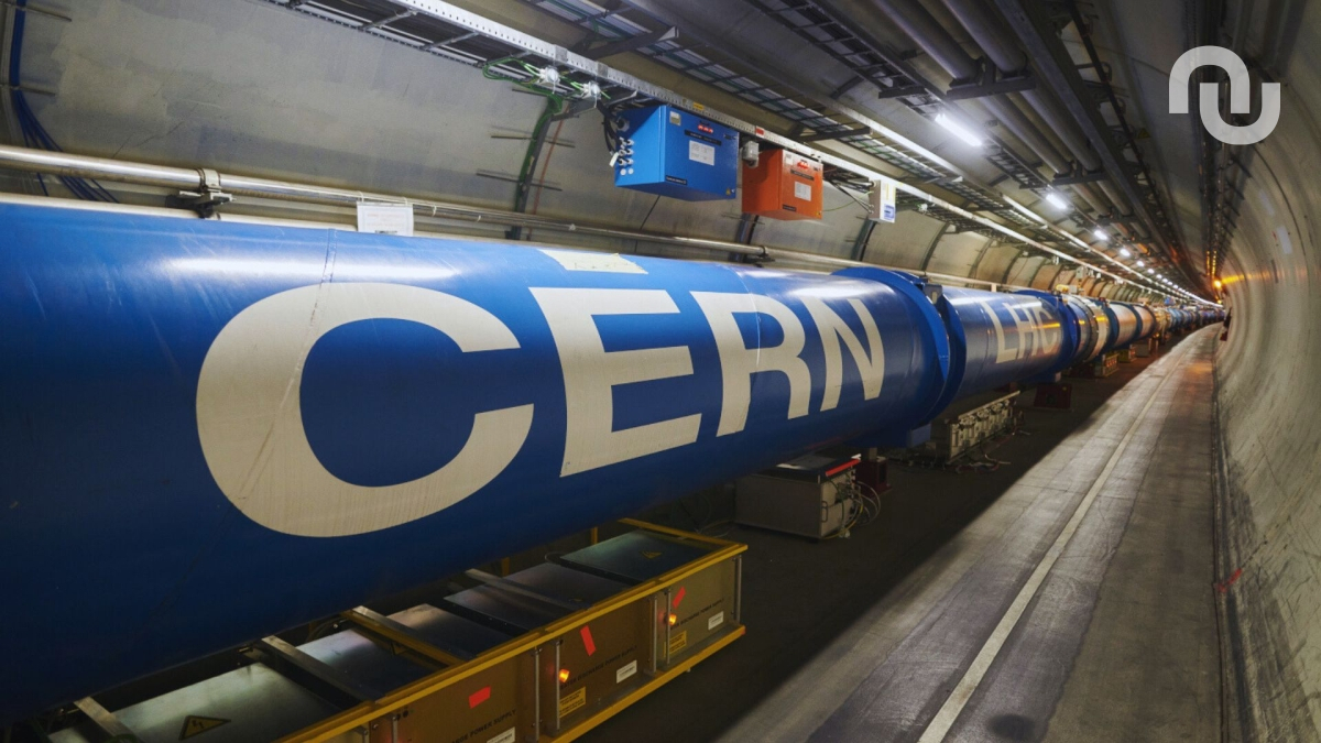 Le Grand collisionneur de hadrons, l'accélérateur de particules du CERN. // Source : Hertzog, Samuel Joseph: CERN Le Grand collisionneur de hadrons, l'accélérateur de particules du CERN. // Source : Hertzog, Samuel Joseph: CERN