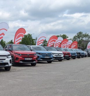 Citroën e-c3 et c3 lors des essais du modèle // Source : Raphaelle Baut pour numerama