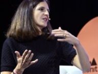 Clara Chappaz, ministre en charge de l'IA et du numérique. // Source : Piaras Ó Mídheach/Web Summit