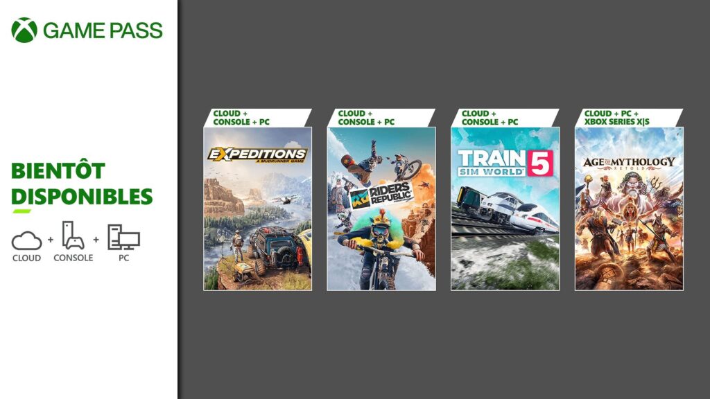 Le Xbox Game Pass en septembre 2024 // Source : Microsoft