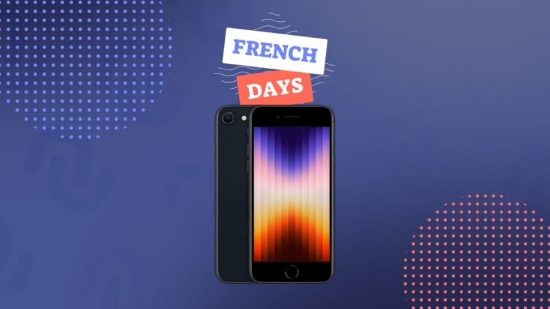 Le moins cher des iPhone est encore moins cher pour les French Days