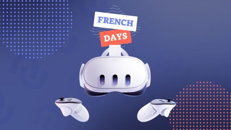 La version 512 Go du casque VR Meta Quest 3 baisse de 150 € pendant les French Days