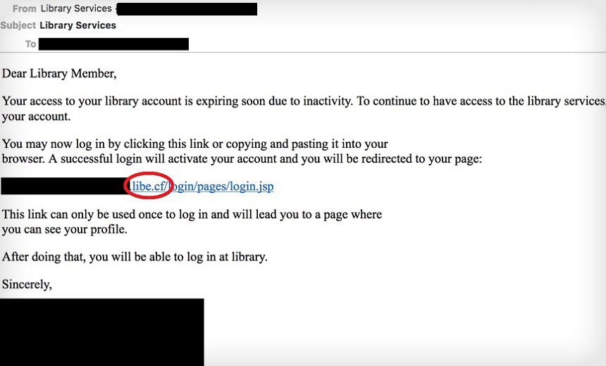 Un email envoyé par des hackers iraniens à des universitaires. // Source : SecureWork