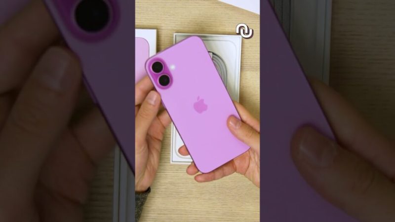 On a reçu l’iPhone 16 rose