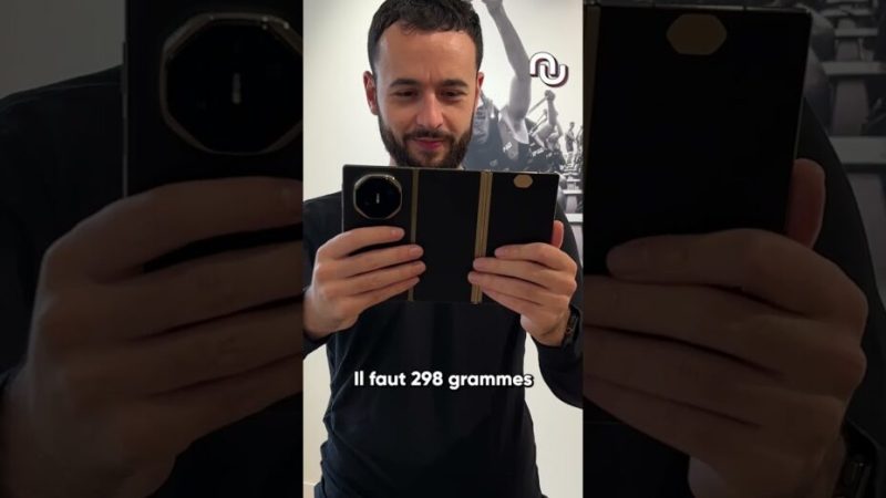 Un TÉLÉPHONE qui se plie en TROIS ? C’est le Huawei Mate XT Ultimate, qu’on a pu essayer !