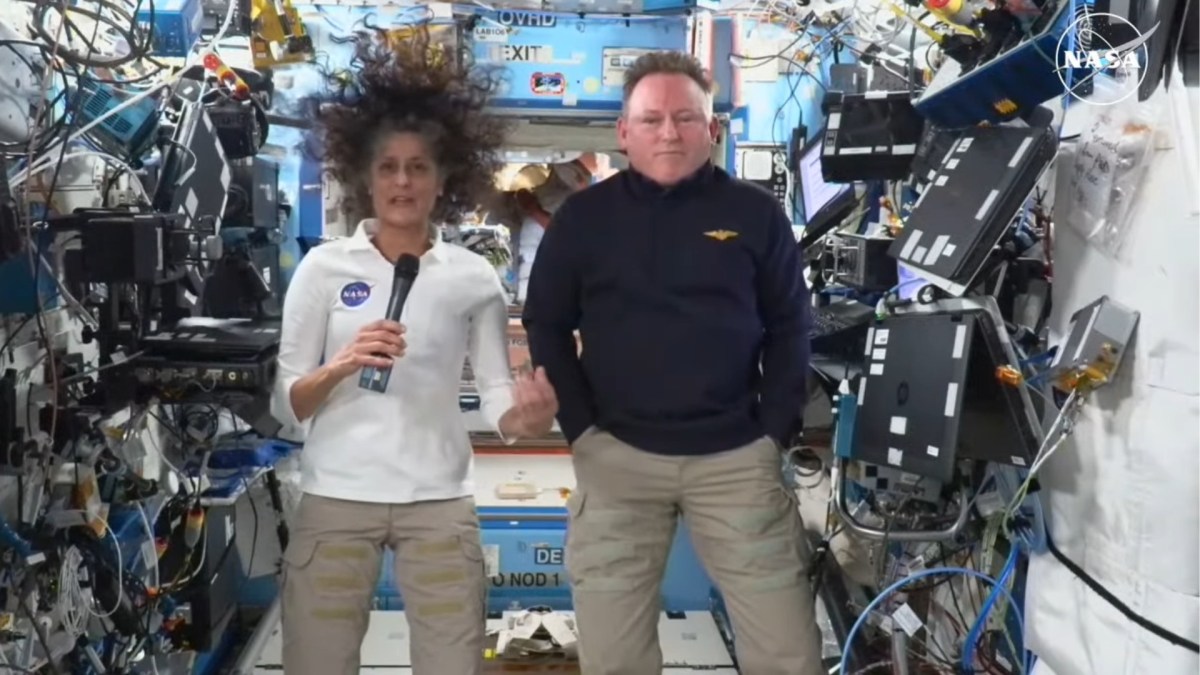 Butch Wilmore et Sunita Williams // Source : Nasa