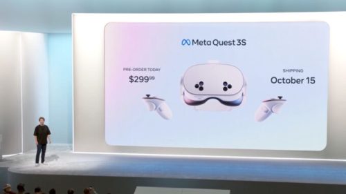 Le Meta Quest 3S.  // Source : Capture Numerama