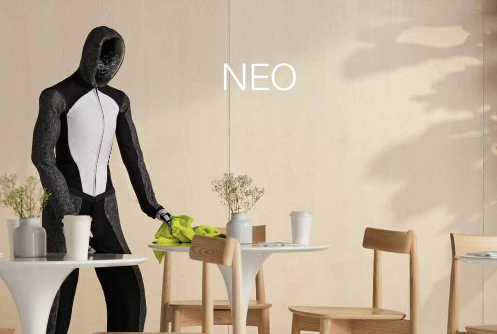 Le robot Neo a une apparence très humaine.