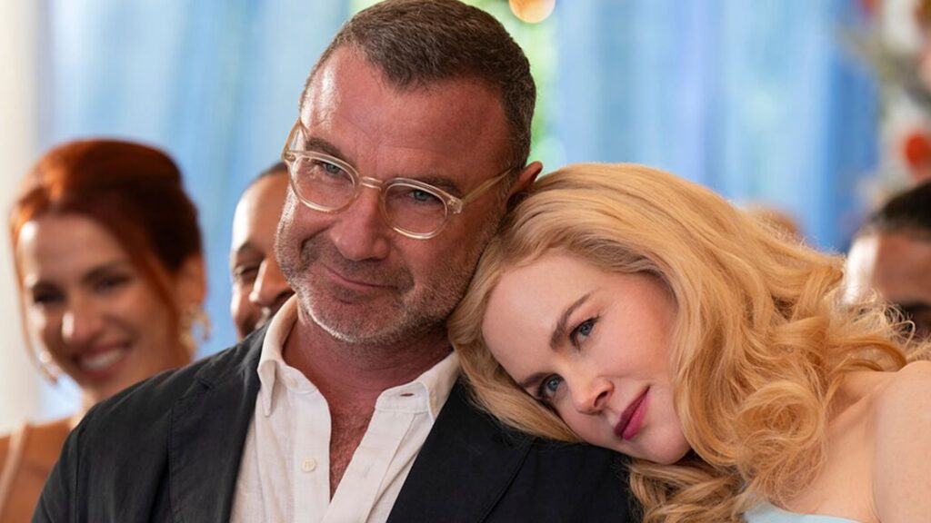 Liev Schreiber (Tag) et Nicole Kidman (Greer) dans Un couple parfait // Source : Hilary Bronwyn Gayle/Netflix