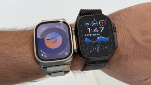 L'Apple Watch Ultra 2 reste au catalogue, désormais en deux couleurs. Elle conserve l'ancienne puce.