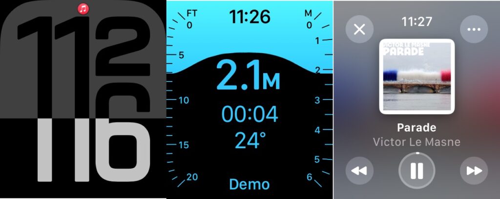 L'interface de watchOS 11.