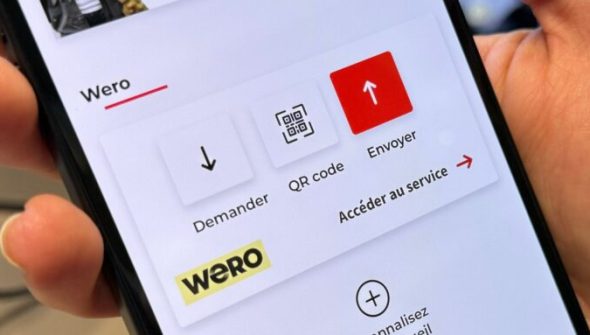 Wero dans l'application Société Générale. // Source : Numerama