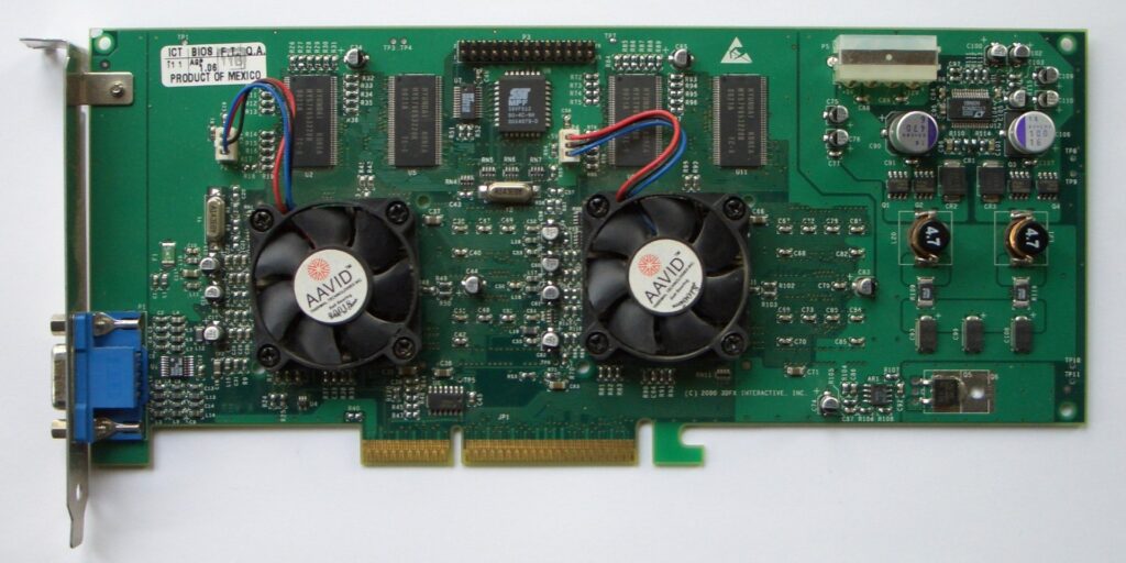 La Voodoo 5500 de 3dfx // Source : Wikipédia