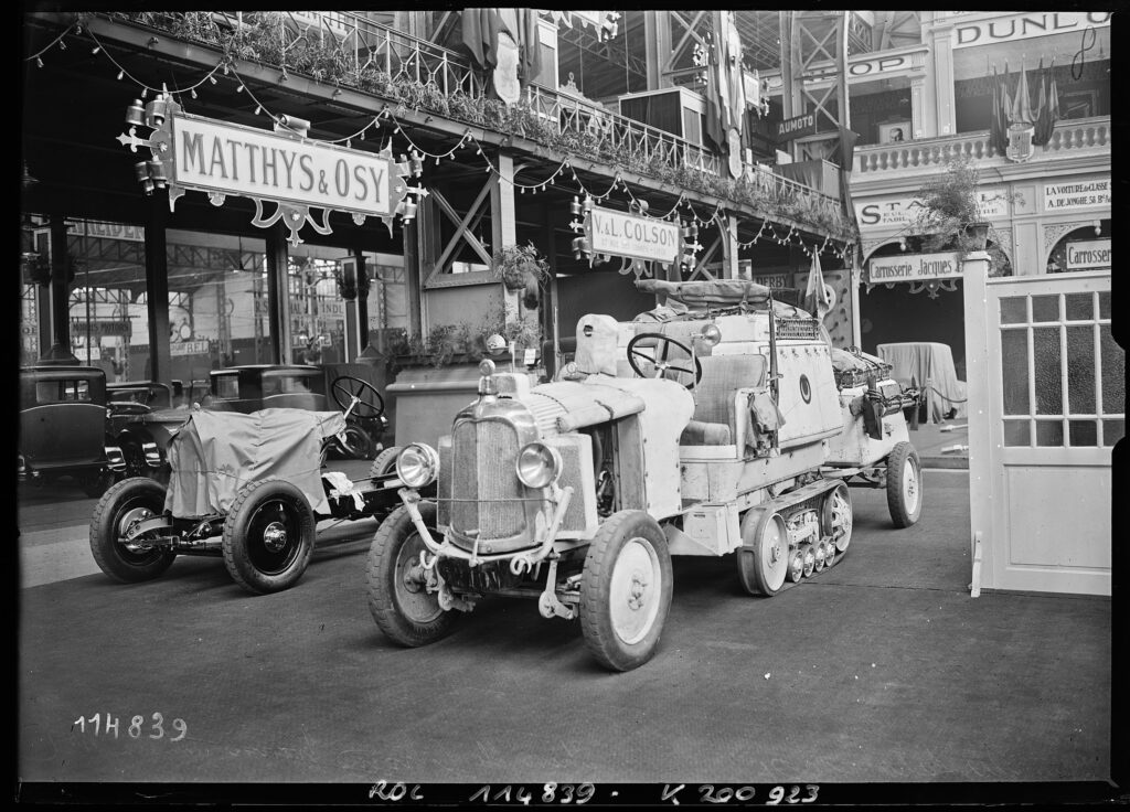 Les fameusses autochenilles de Citroën