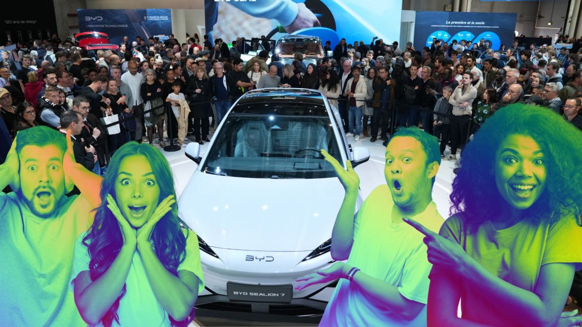 BYD a fait le plein le WE du Mondial de Paris // Source : BYD