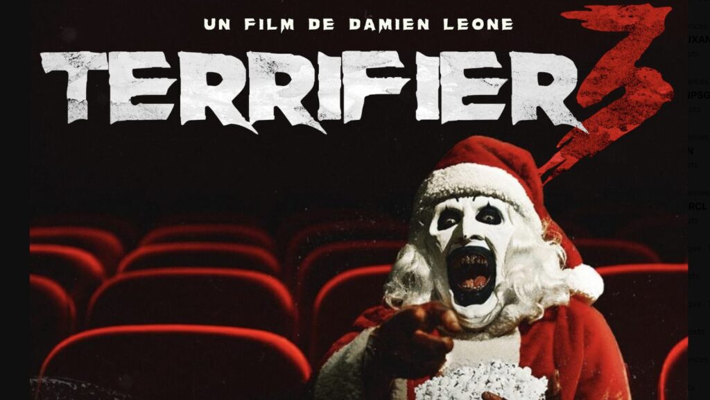 Terrifier 3 est l'un des rares films interdits aux moins de 18 ans au ...