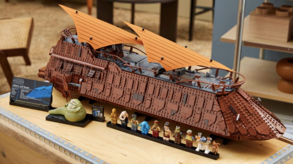 La Barge de Jabba le Hutt en Lego // Source : Lego