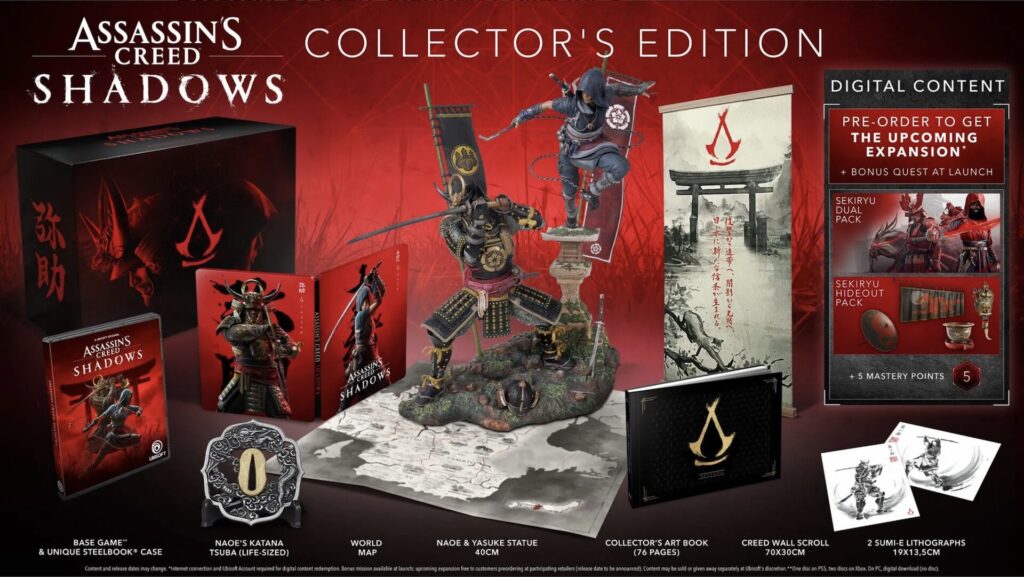 L'édition collector d'Assassin's Creed Shadows // Source : Ubisoft