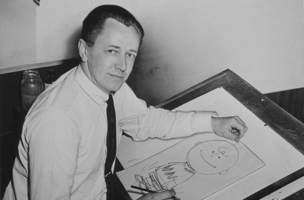 Charles Schulz, dessinateur de Snoopy // Source : Wikipédia, Roger Higgins, World Telegram staff photographer