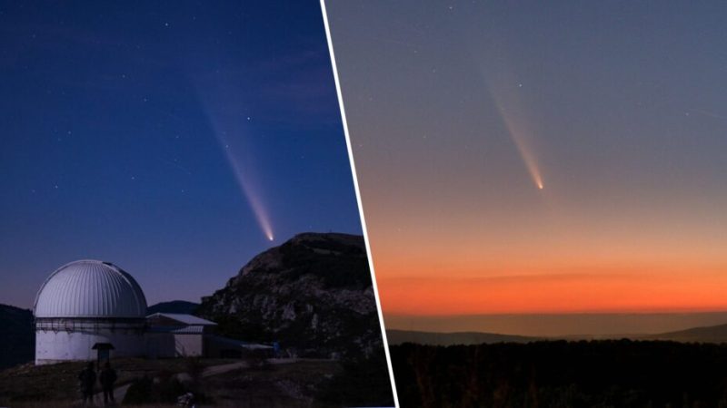 Les photos incroyables de la comète Tsuchinshan-Atlas en France